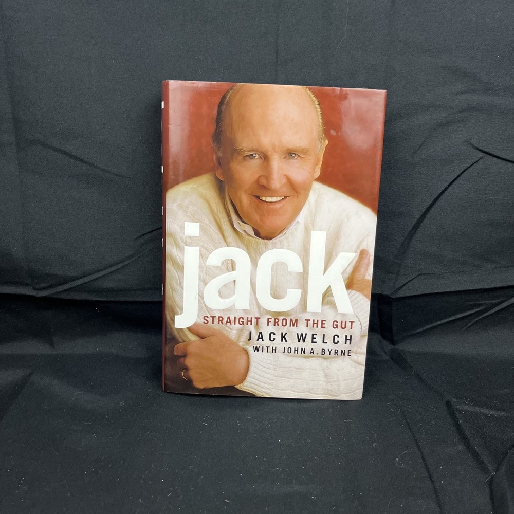 Jack Straight from the Gut Jack Welch Hardcover First Edition Business Book 2001